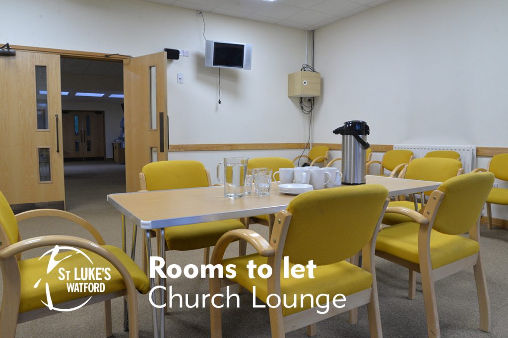 St Lukes Church Watford, Herts rooms to let, Church Lounge