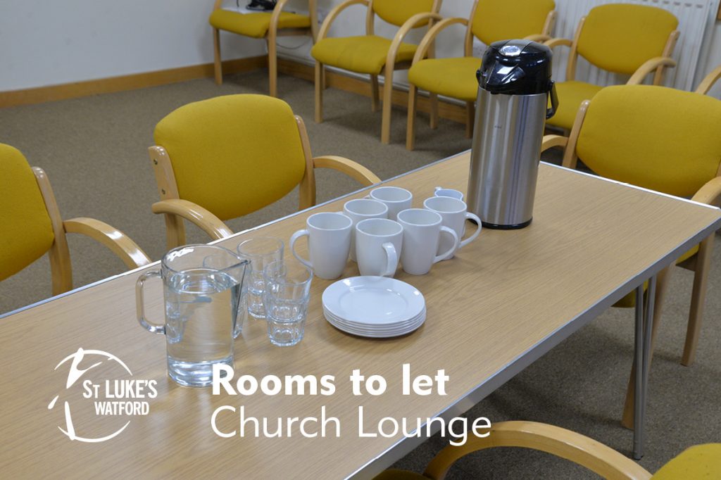 St Lukes Church Watford, Herts rooms to let, Church Lounge