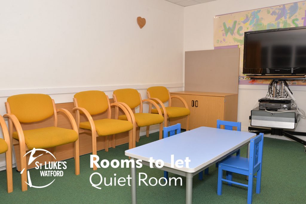 St Lukes Church Watford, Herts rooms to let, Quiet Room