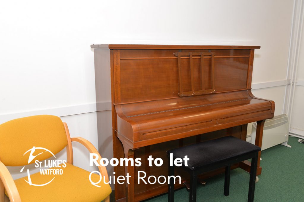 St Lukes Church Watford, Herts rooms to let, Quiet Room