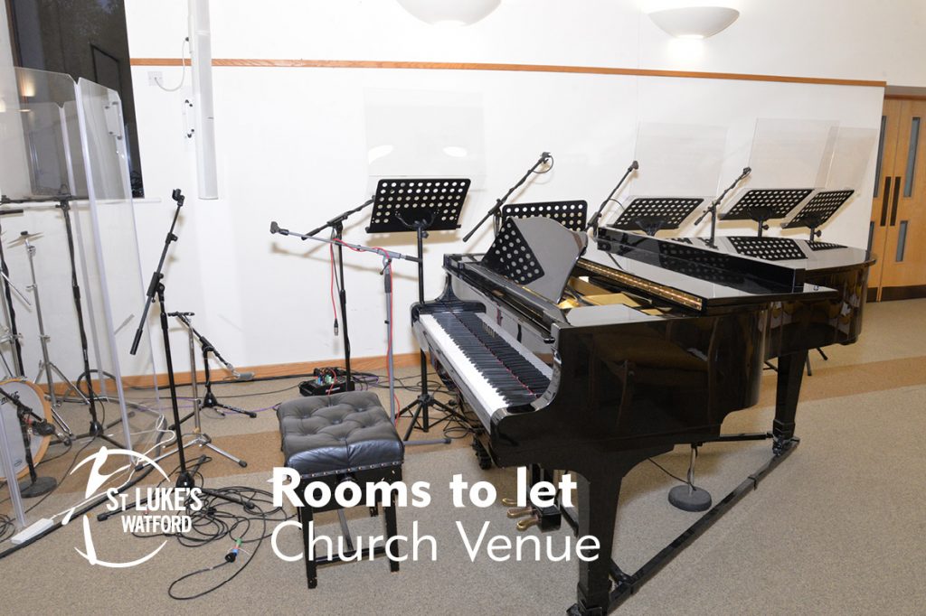 St Lukes Church Watford, Herts rooms to let, Church Venue