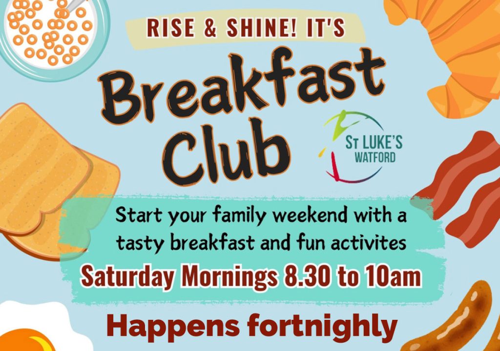 Breakfast Club for families, at St Lukes, Watford