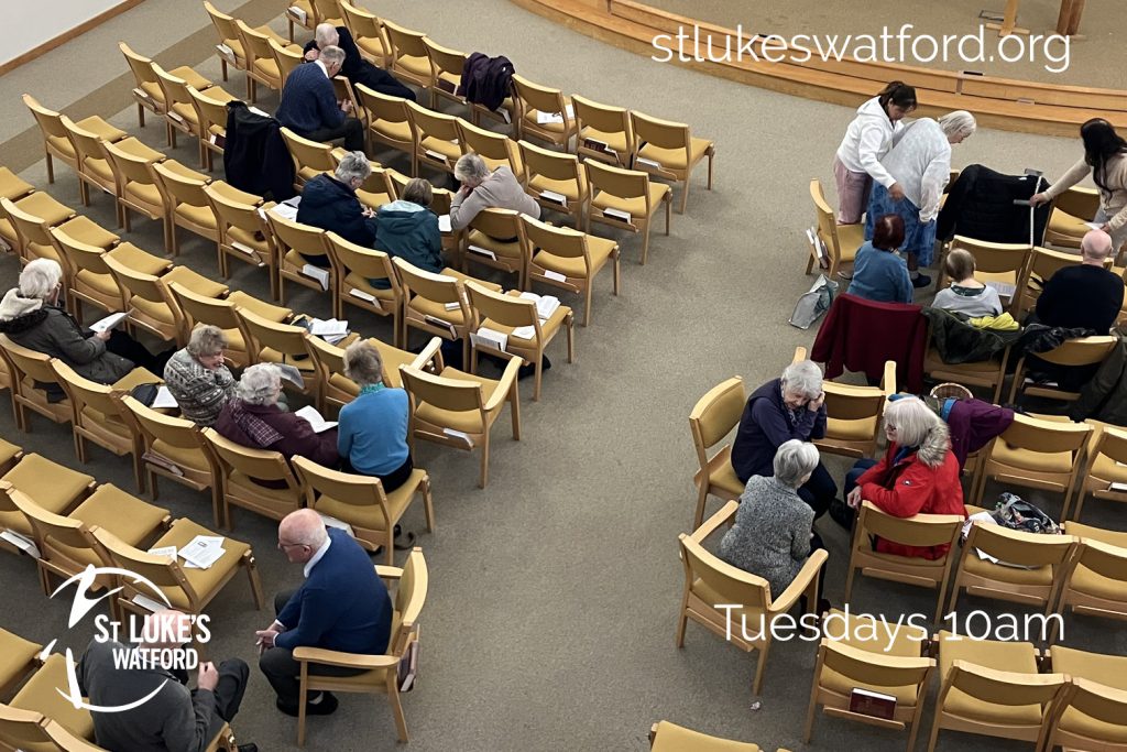 Tuesdays 10am church service at St Lukes Watford